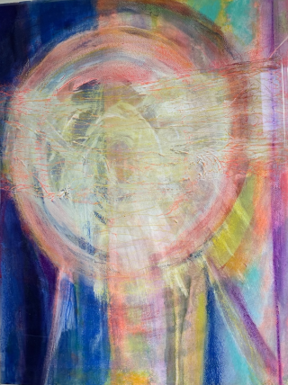 Jeg er den gode hyrde. Maleri: Tove Onarheim