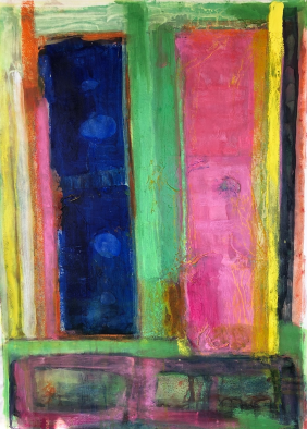 Jeg er døren. Maleri: Tove Onarheim