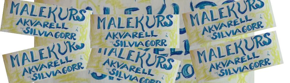 MALEKURS AKVARELL m/ SILVIA GORR